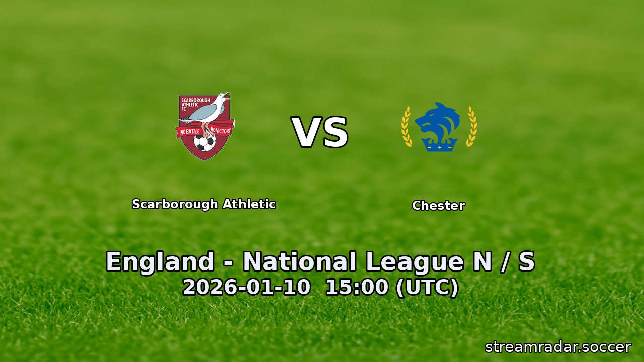 Scarborough Athletic vs Chester