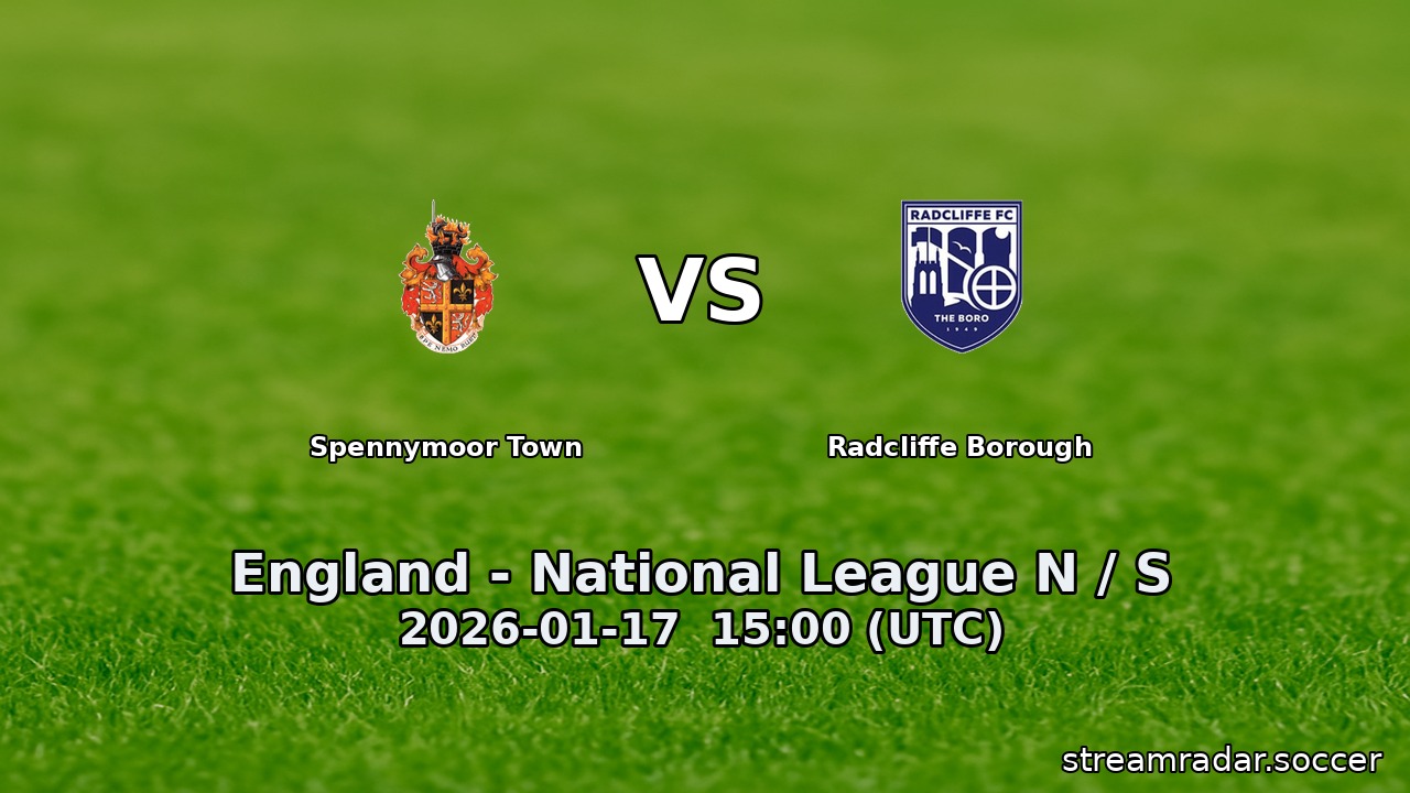 Spennymoor Town vs Radcliffe Borough