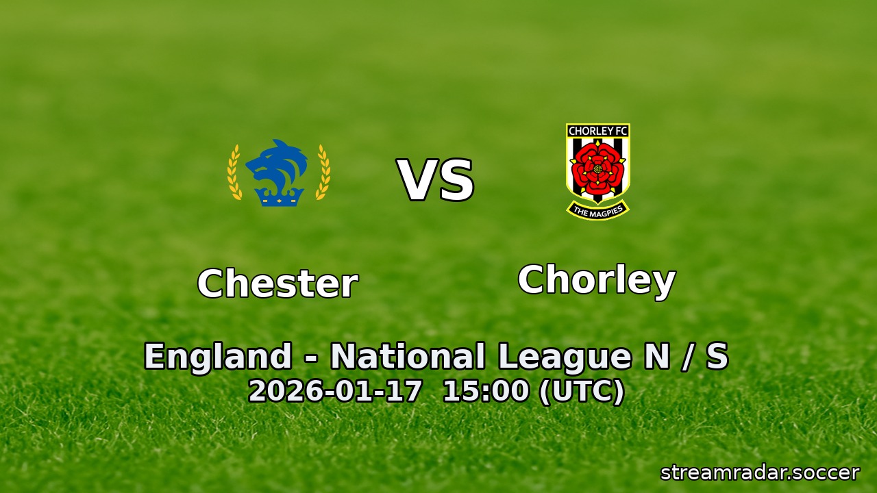 Chester vs Chorley