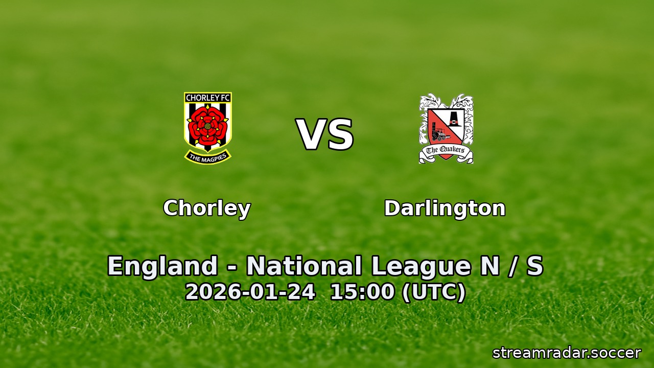 Chorley vs Darlington
