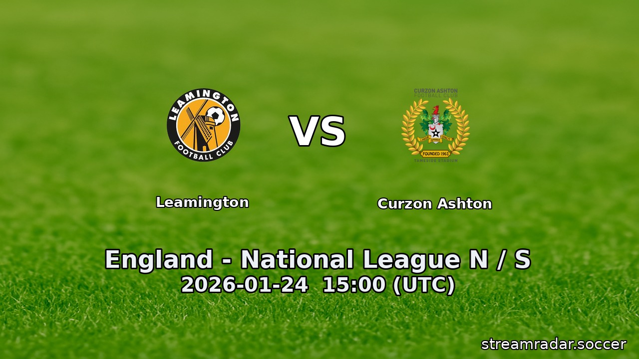 Leamington vs Curzon Ashton