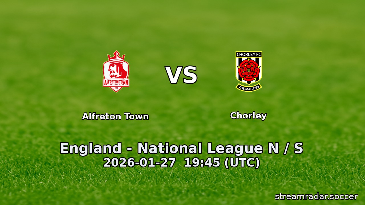 Alfreton Town vs Chorley