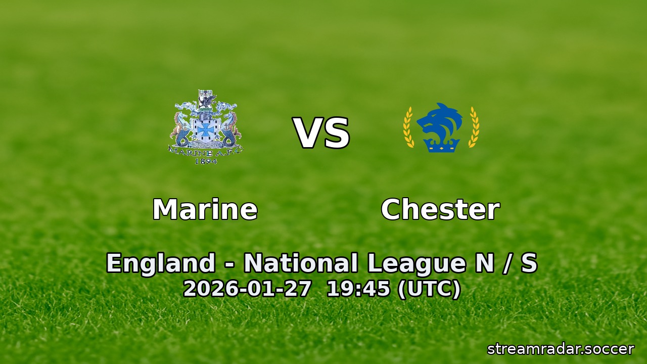 Marine vs Chester