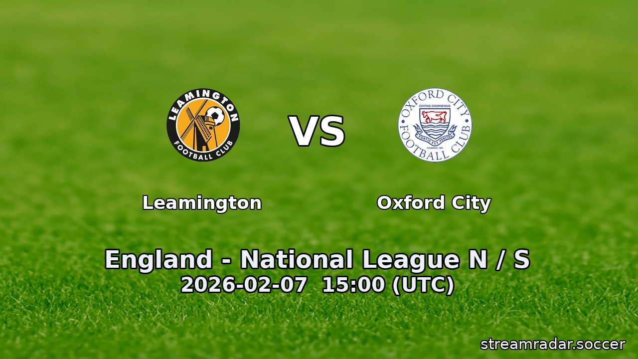 Leamington vs Oxford City