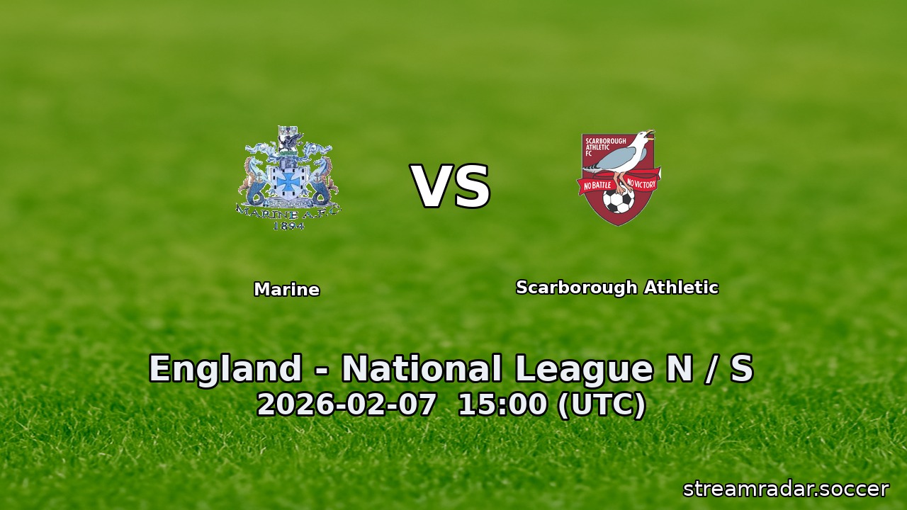 Marine vs Scarborough Athletic