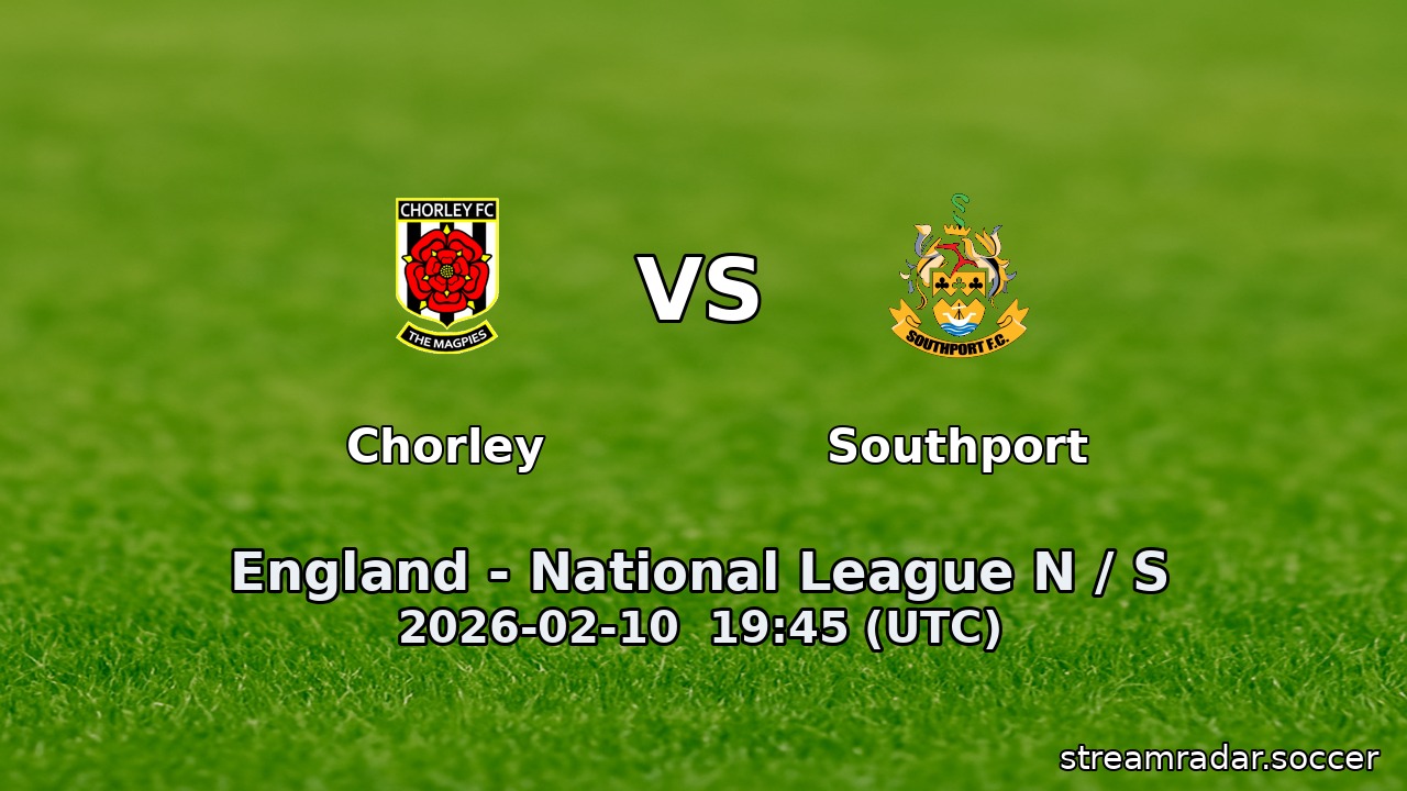 Chorley vs Southport