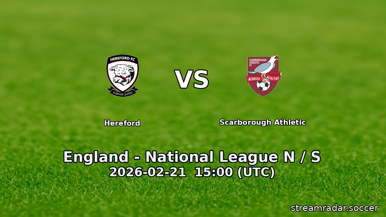 Hereford vs Scarborough Athletic