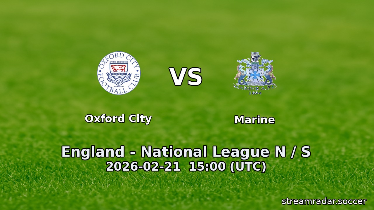 Oxford City vs Marine