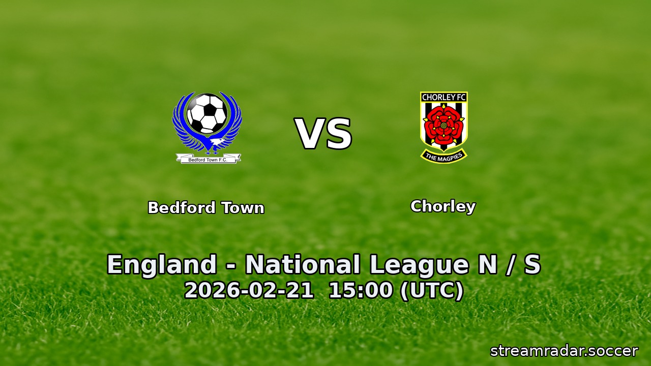 Bedford Town vs Chorley