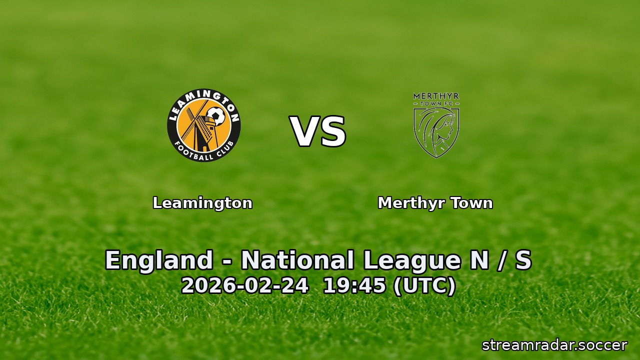 Leamington vs Merthyr Town