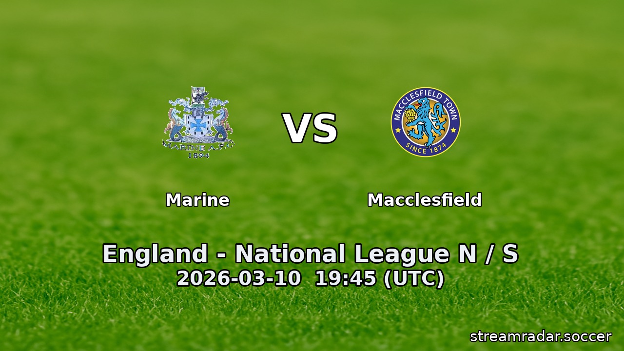 Marine vs Macclesfield
