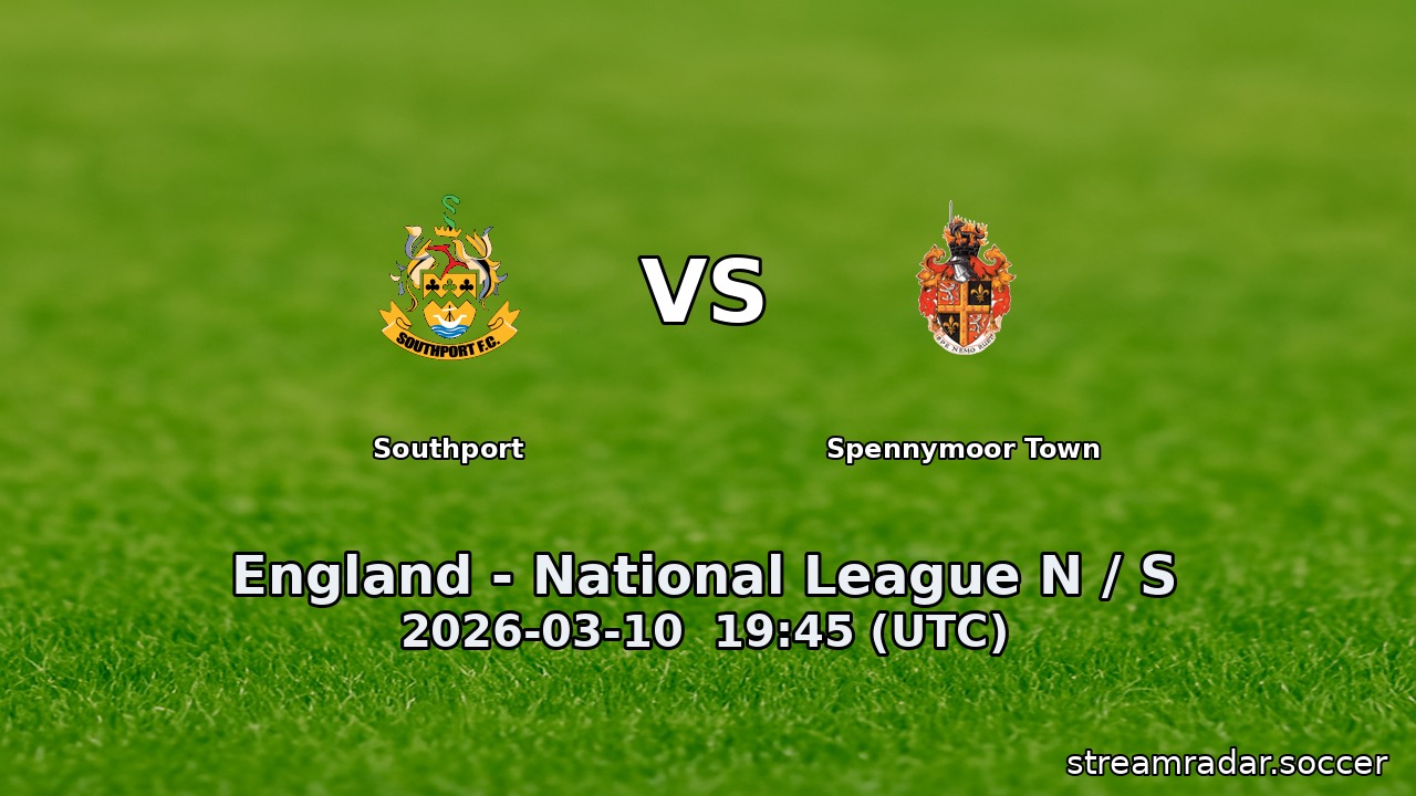 Southport vs Spennymoor Town
