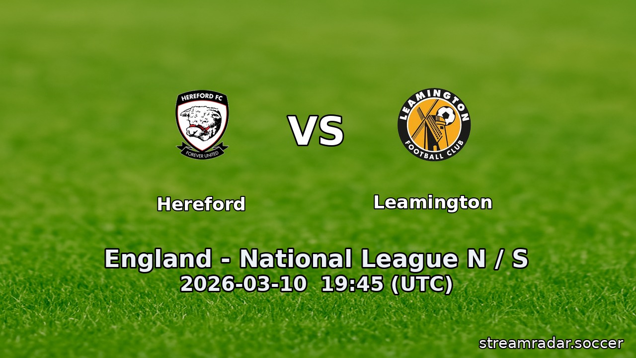 Hereford vs Leamington