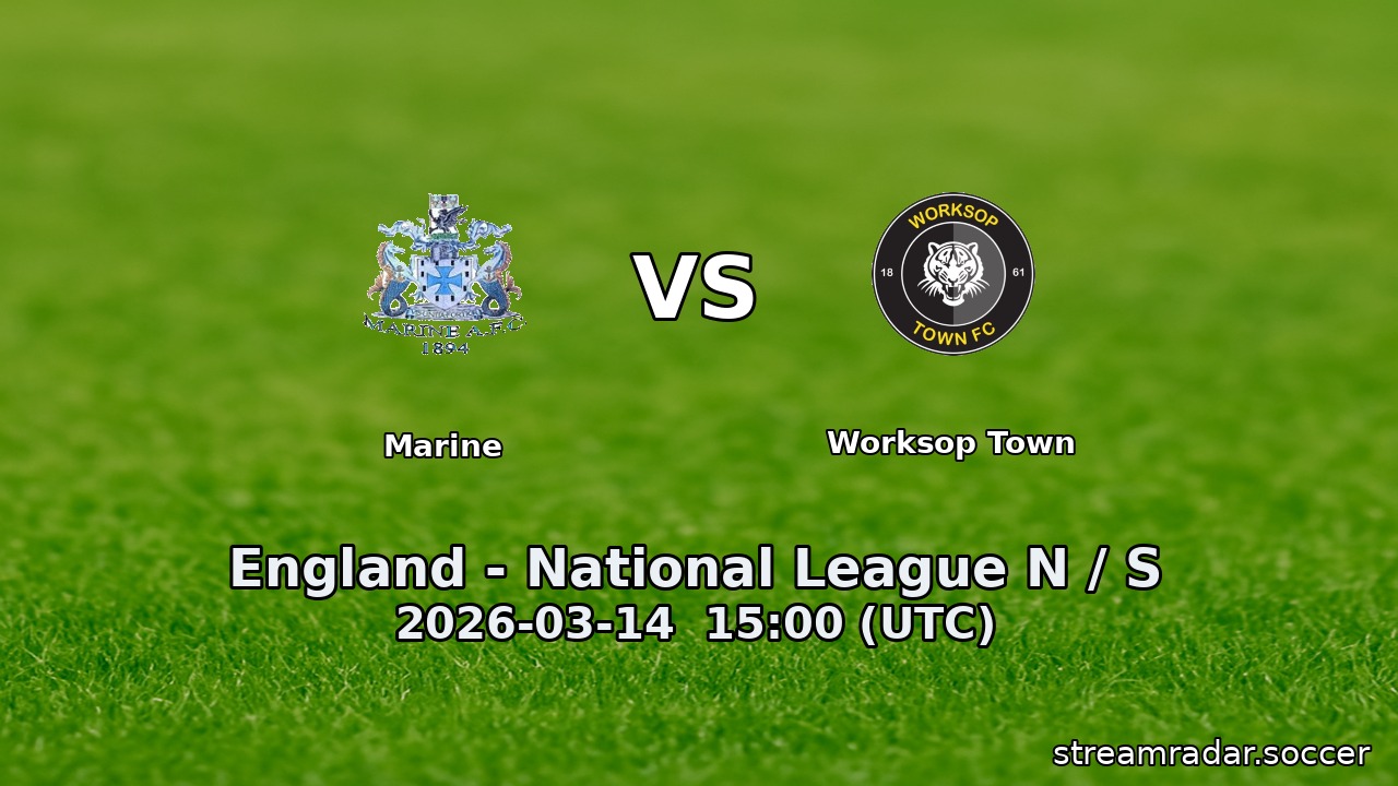 Marine vs Worksop Town