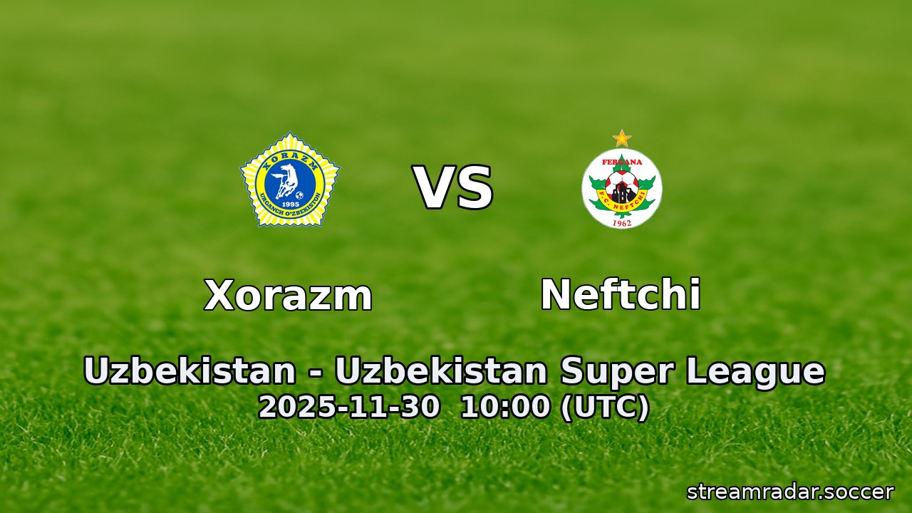 Xorazm vs Neftchi