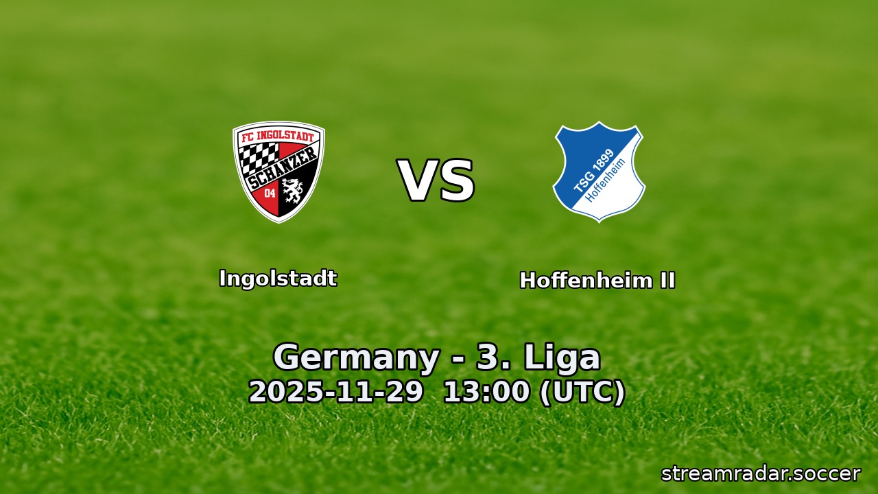 Ingolstadt vs Hoffenheim II