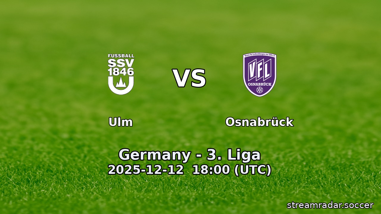 Ulm vs Osnabrück
