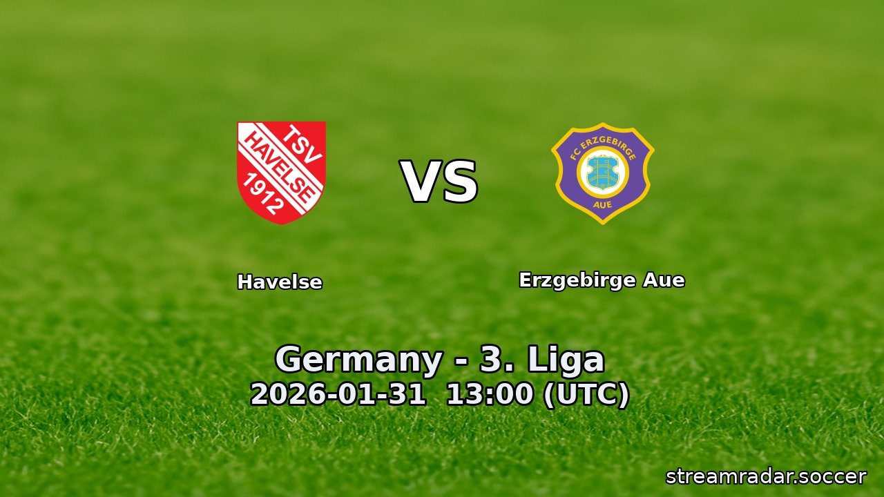Havelse vs Erzgebirge Aue