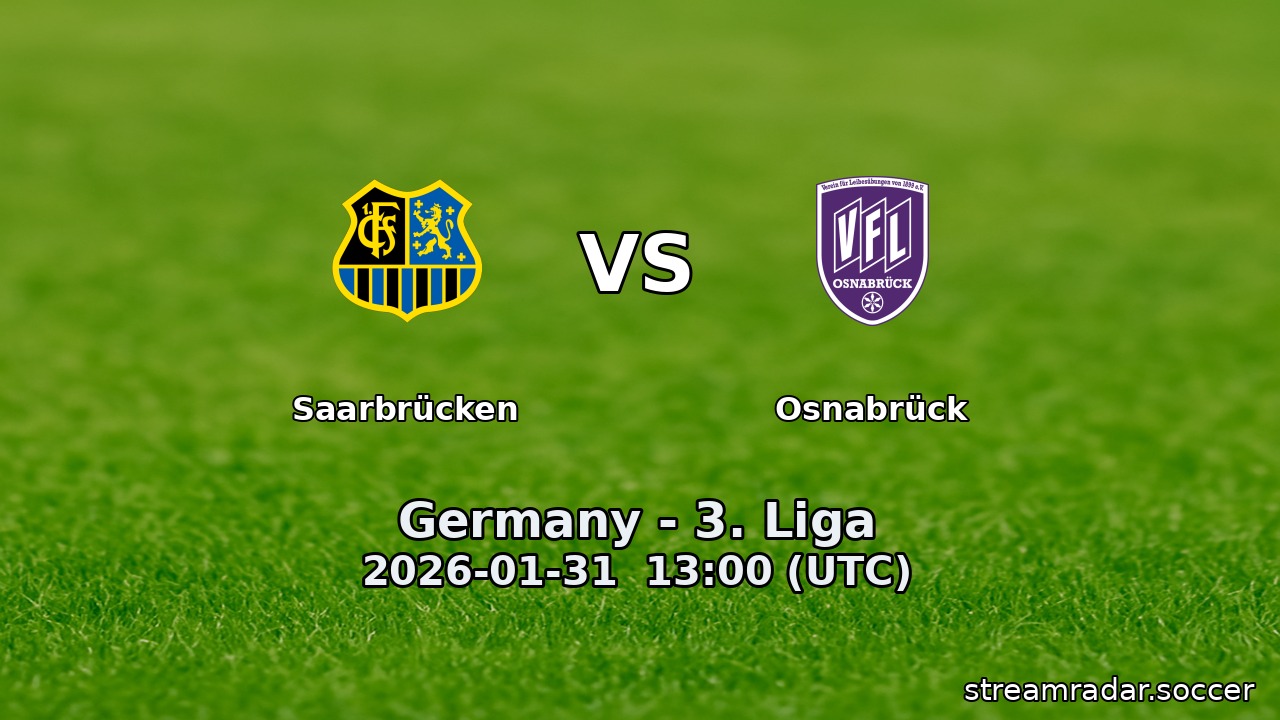 Saarbrücken vs Osnabrück