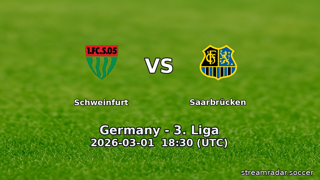 Schweinfurt vs Saarbrücken