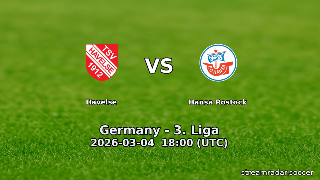 Havelse vs Hansa Rostock