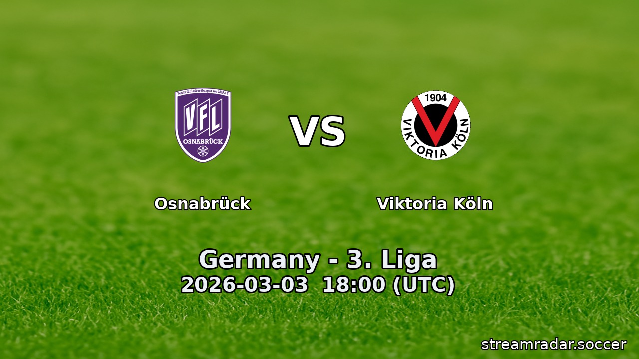 Osnabrück vs Viktoria Köln