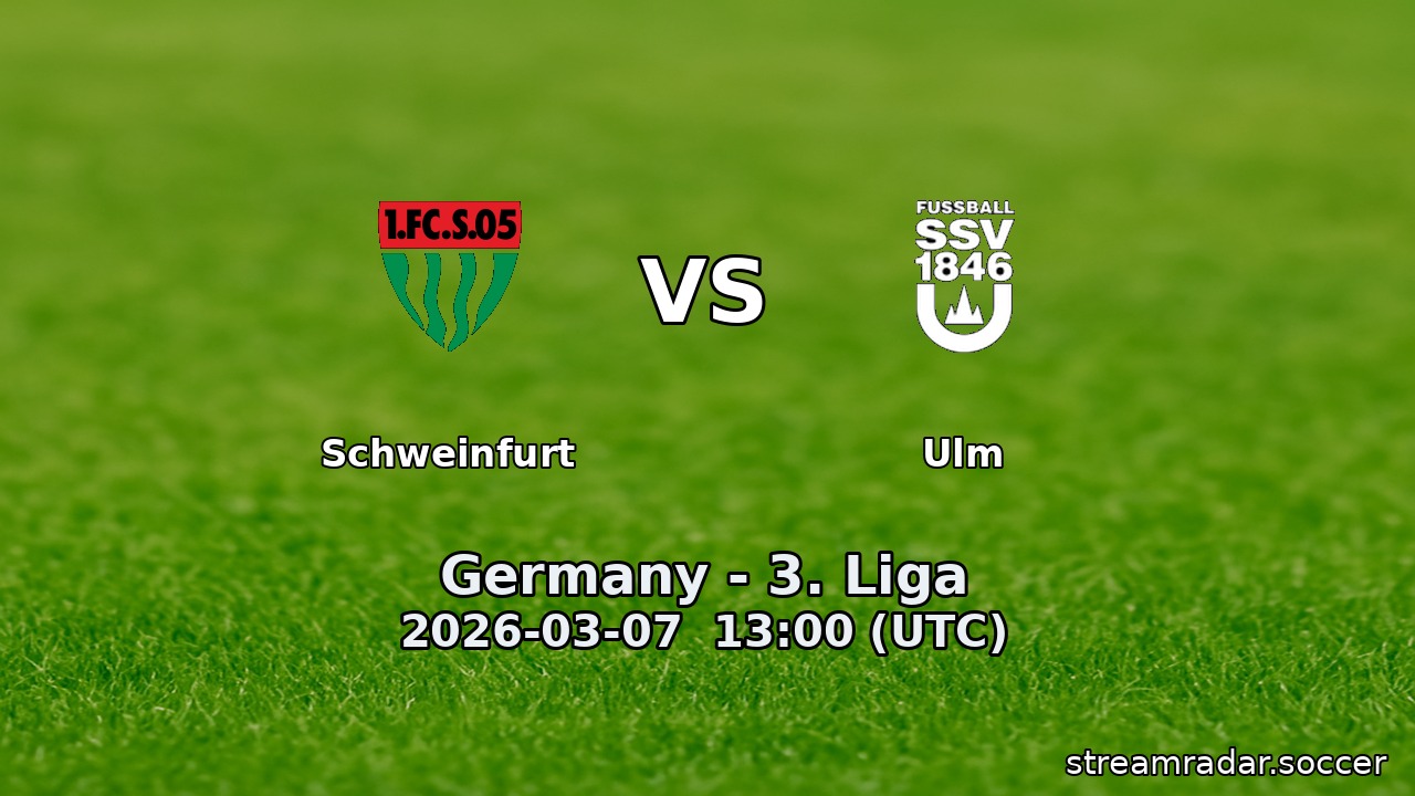 Schweinfurt vs Ulm
