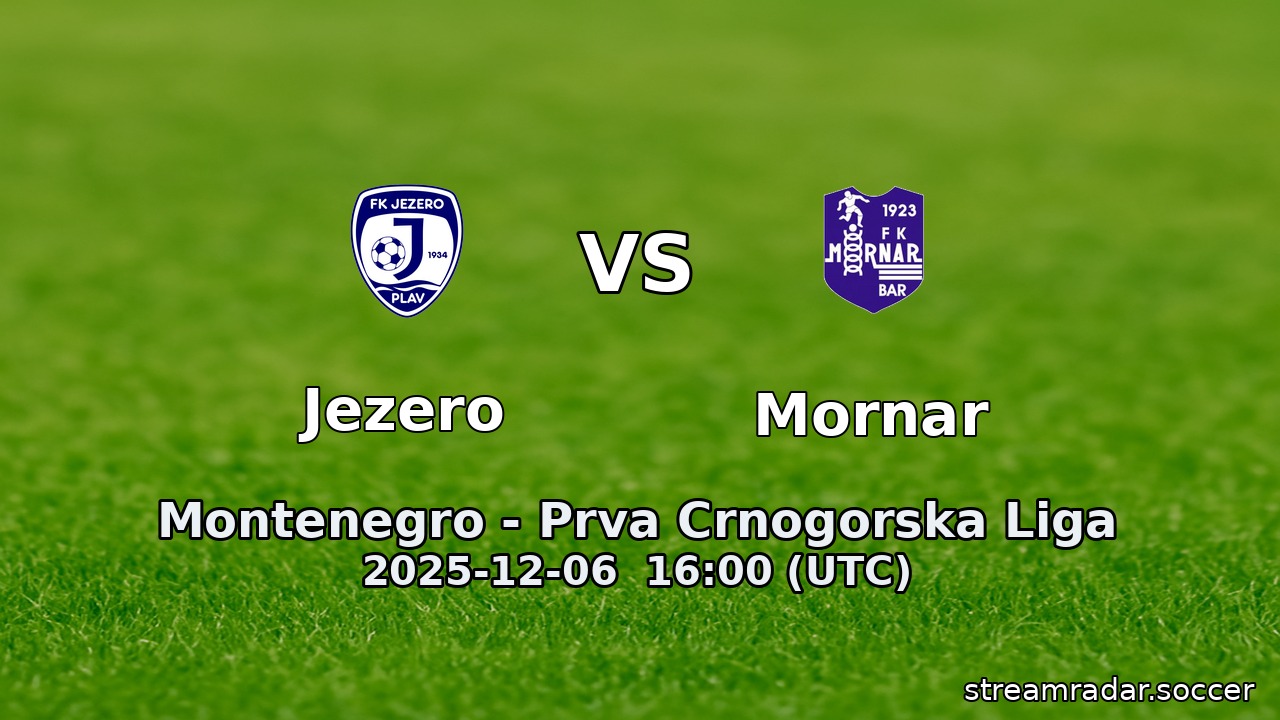 Jezero vs Mornar