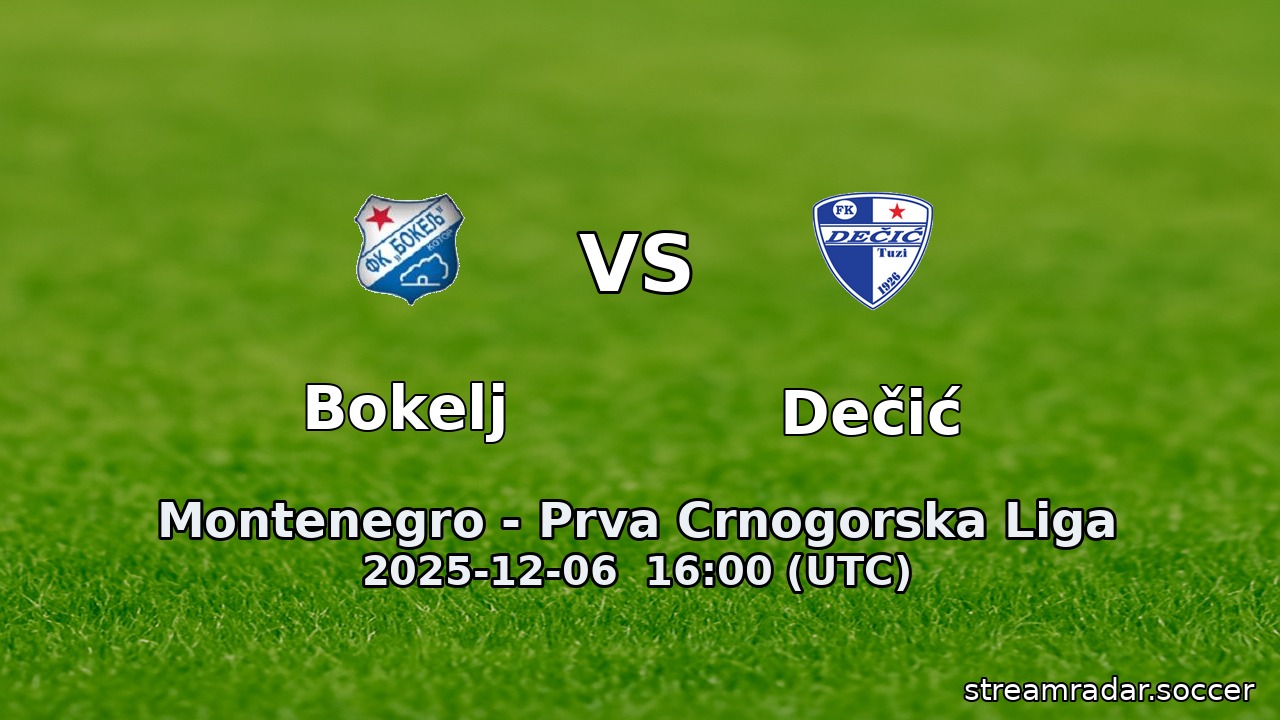 Bokelj vs Dečić