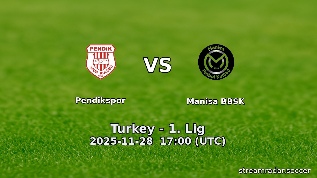 Pendikspor vs Manisa BBSK
