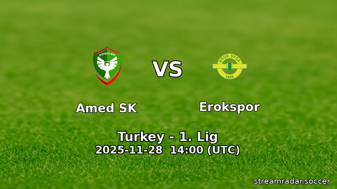 Amed SK vs Erokspor