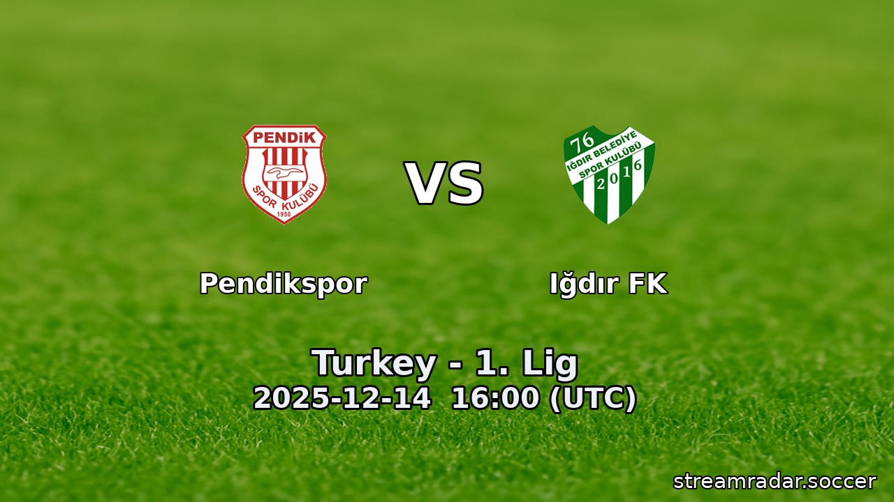 Pendikspor vs Iğdır FK