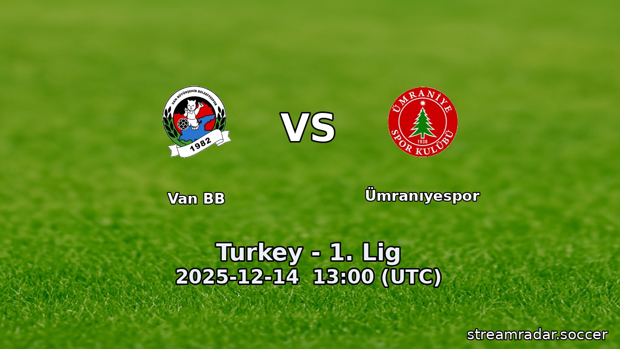 Van BB vs Ümranıyespor