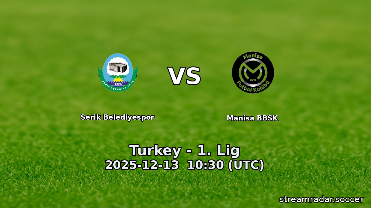 Serik Belediyespor vs Manisa BBSK