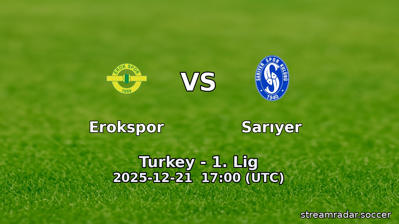 Erokspor vs Sarıyer