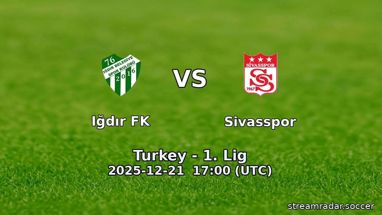 Iğdır FK vs Sivasspor