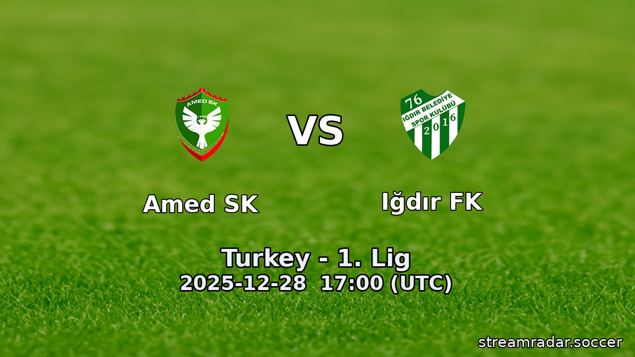 Amed SK vs Iğdır FK