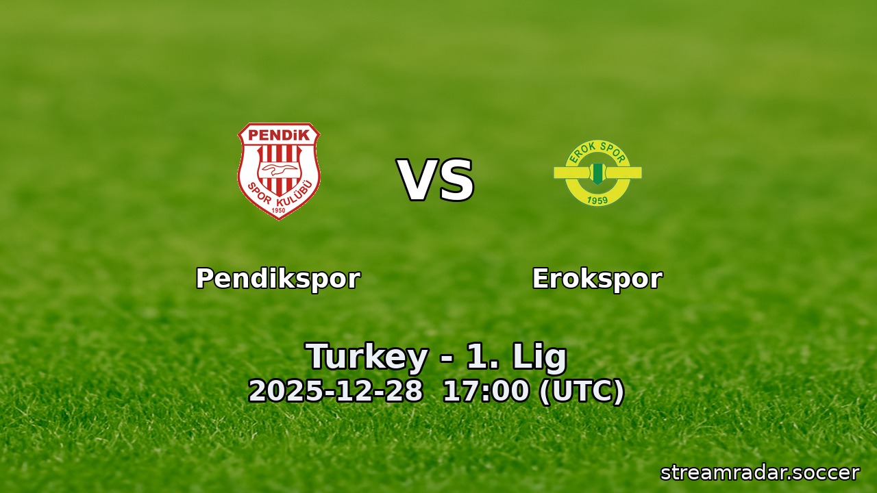 Pendikspor vs Erokspor