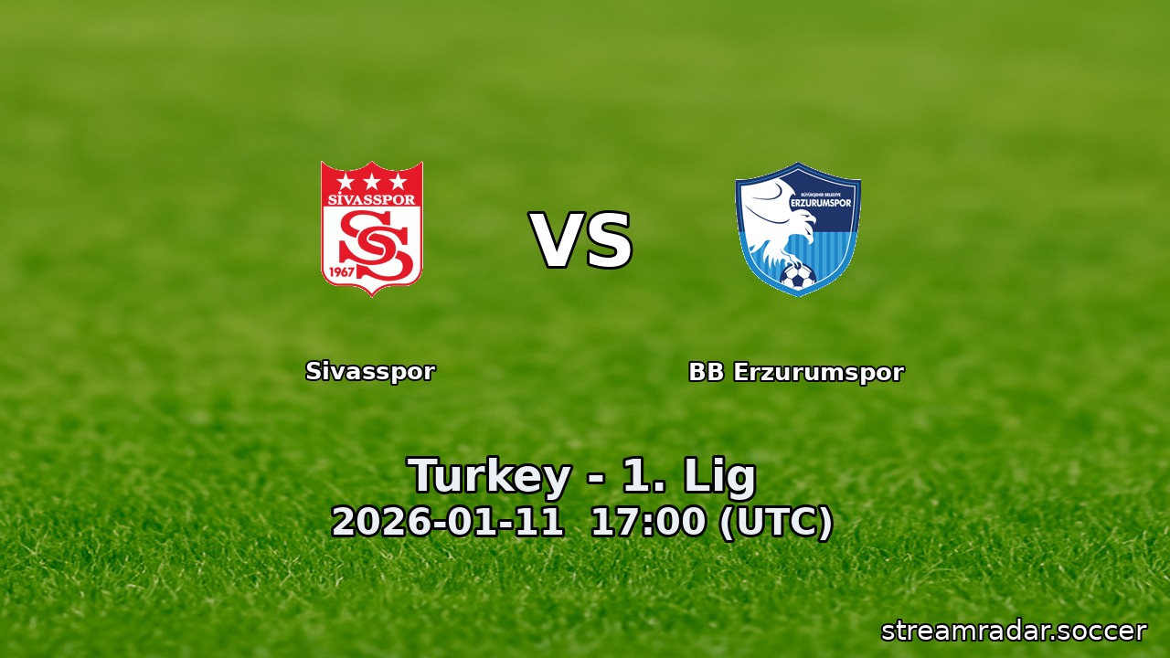 Sivasspor vs BB Erzurumspor