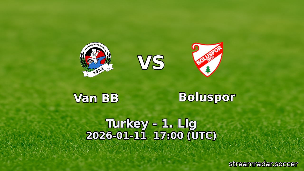 Van BB vs Boluspor