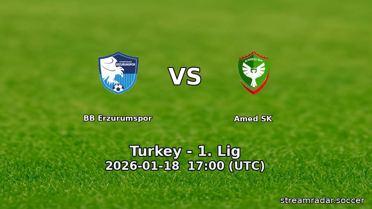 BB Erzurumspor vs Amed SK