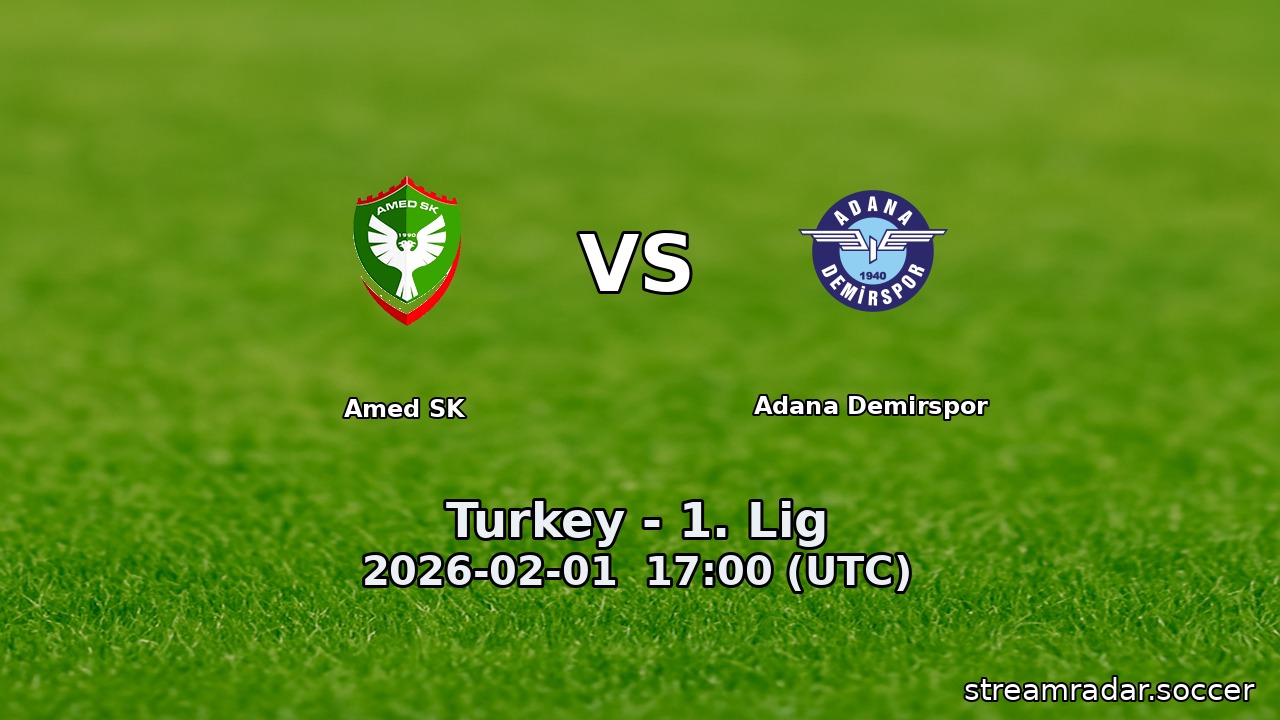 Amed SK vs Adana Demirspor