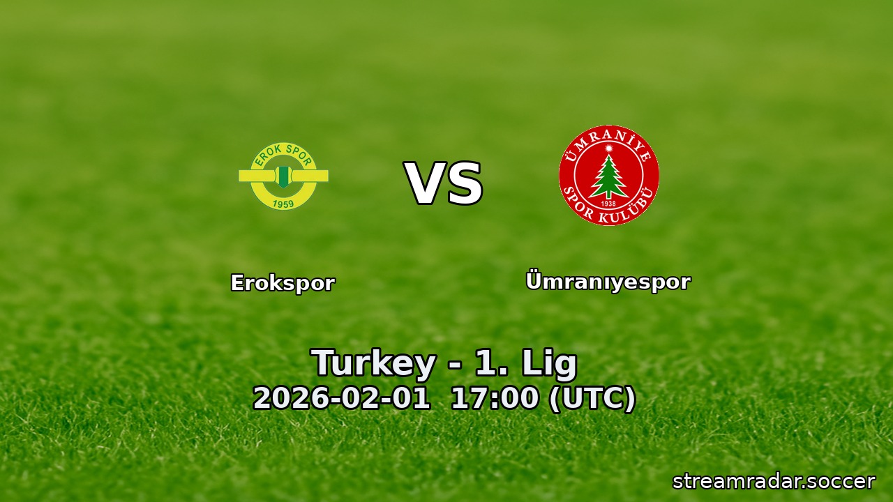 Erokspor vs Ümranıyespor