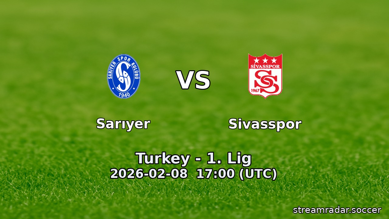 Sarıyer vs Sivasspor