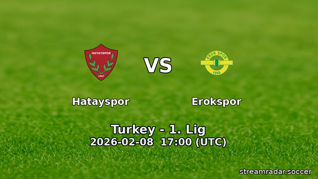 Hatayspor vs Erokspor