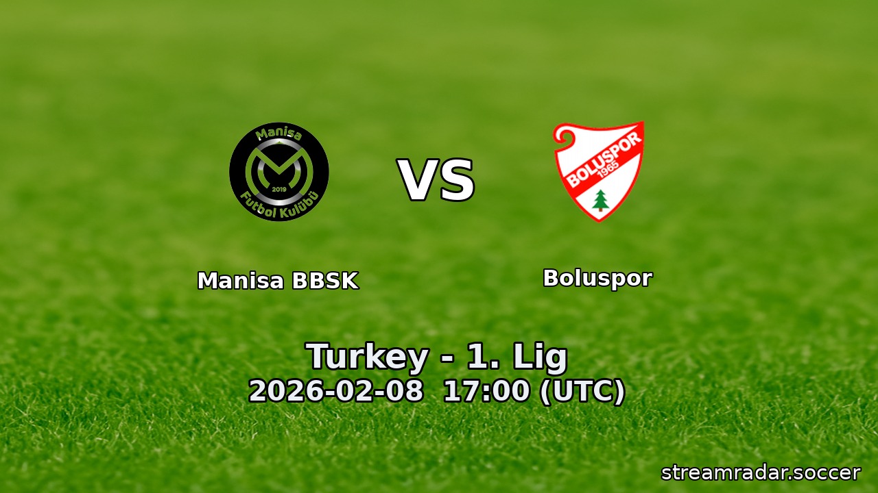 Manisa BBSK vs Boluspor
