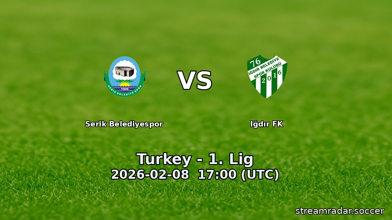 Serik Belediyespor vs Iğdır FK