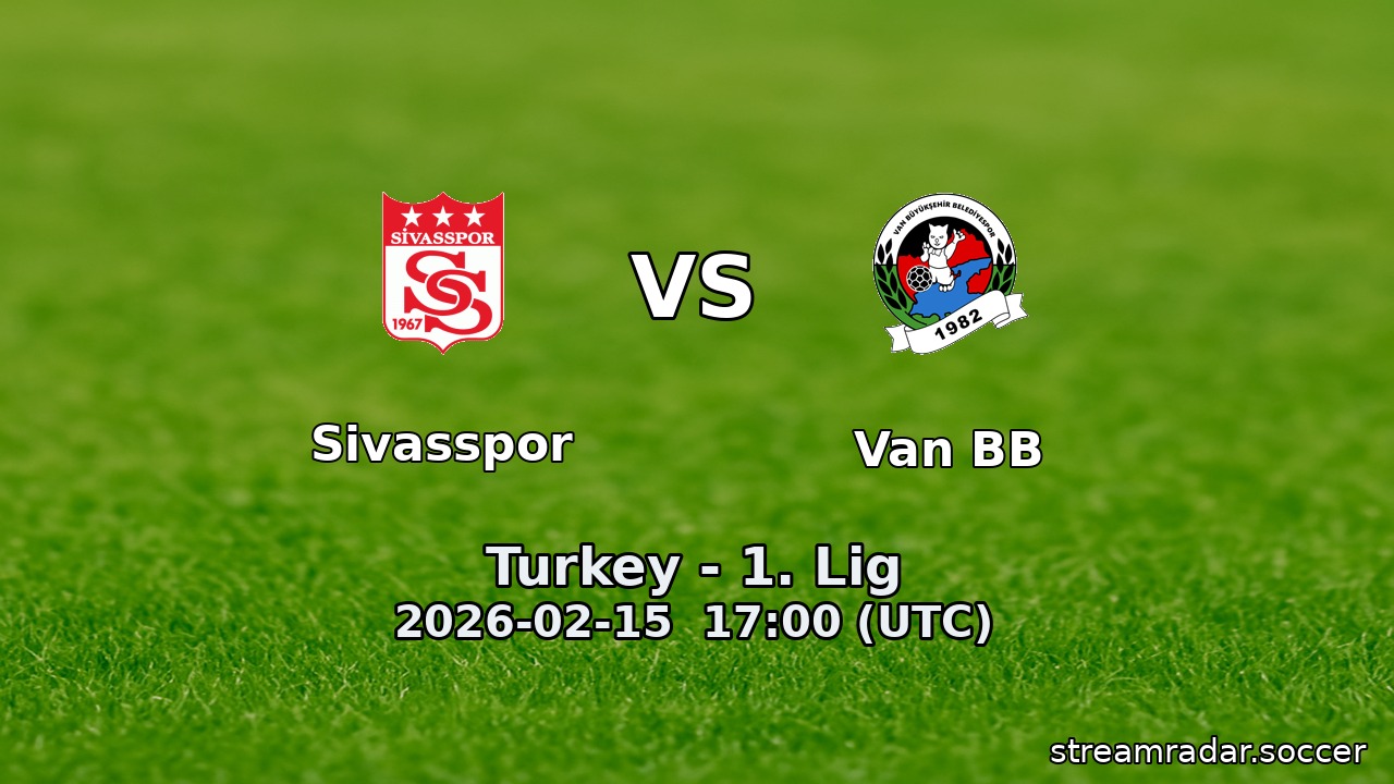 Sivasspor vs Van BB