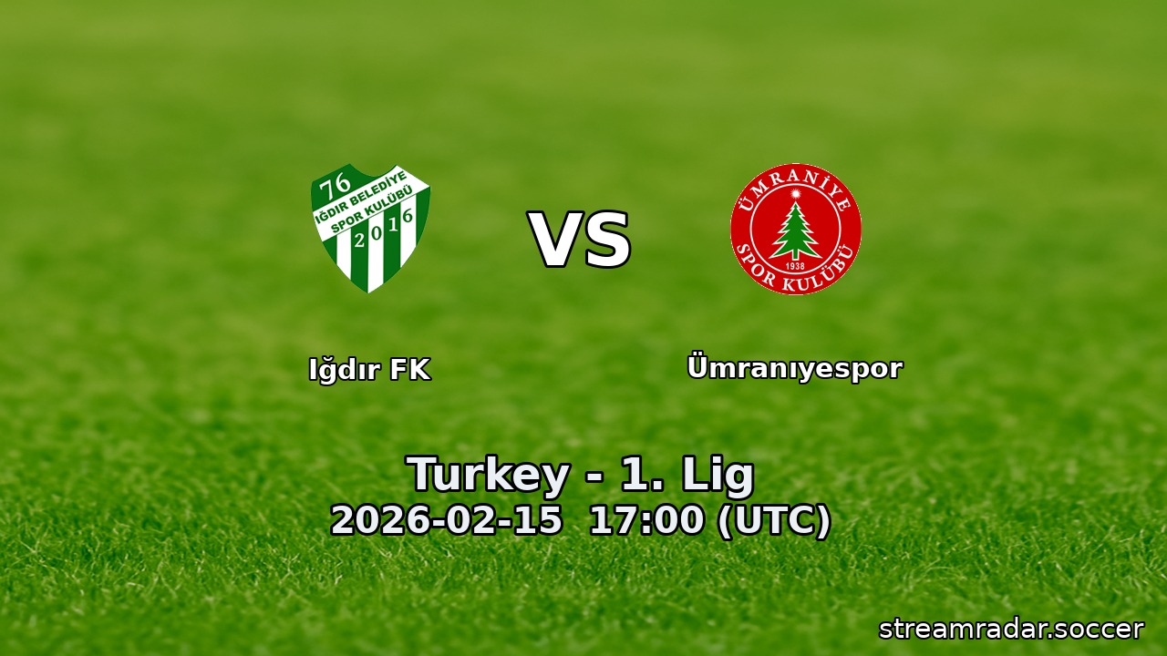 Iğdır FK vs Ümranıyespor