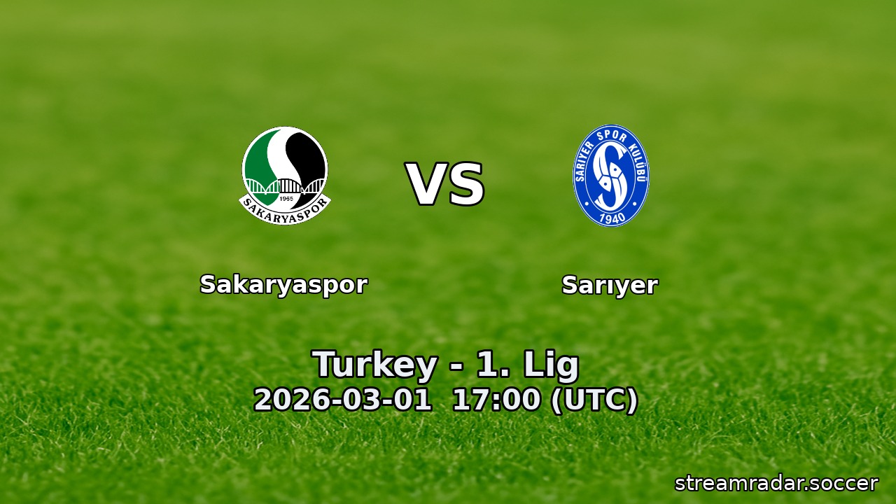 Sakaryaspor vs Sarıyer